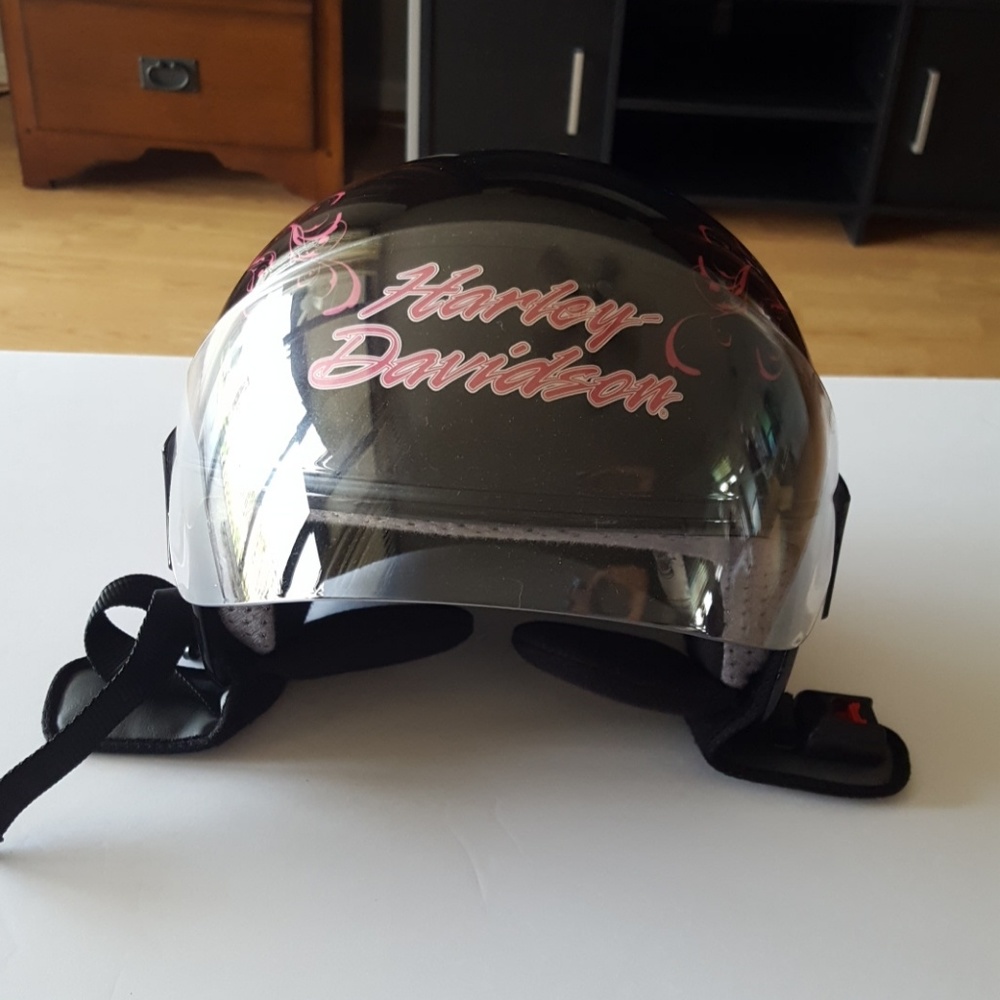 Women's motorcycle helmet half mask